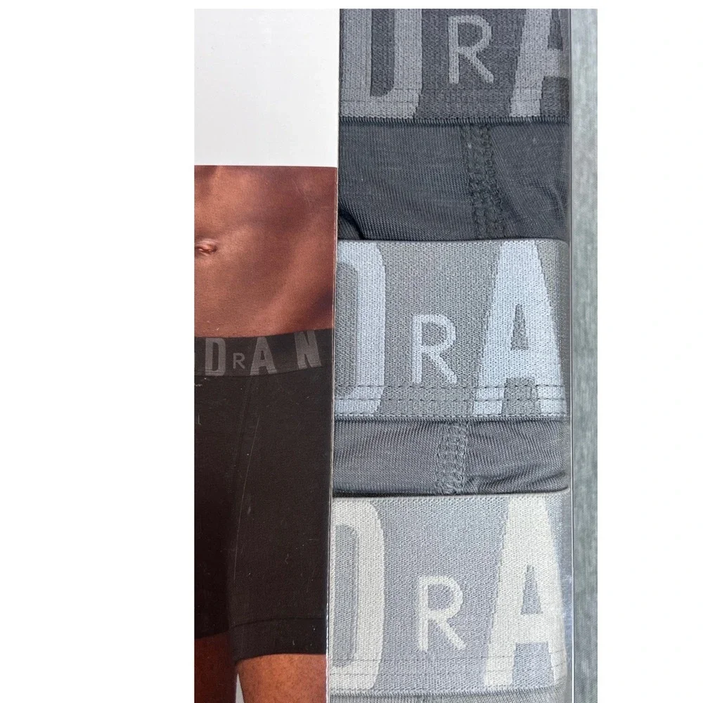 Nike Jordan Flight Modal Boxer Briefs 3 Pack Mens Small Particle Gray JM0621-G1Z